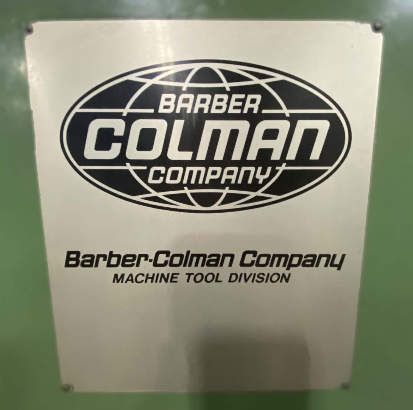 14-15 Barber Colman Horizontal Heavy Duty Gear Hobber, used 14-15 Barber Colman Horizontal Heavy Duty Gear Hobber for sale, Bourn & Koch, Pfauter