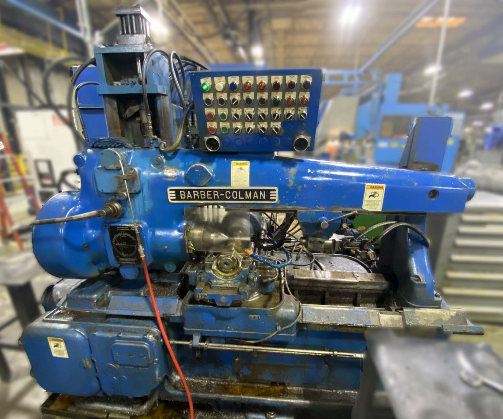 14-15 Barber Colman Horizontal Heavy Duty Gear Hobber, used 14-15 Barber Colman Horizontal Heavy Duty Gear Hobber for sale, Bourn & Koch, Pfauter