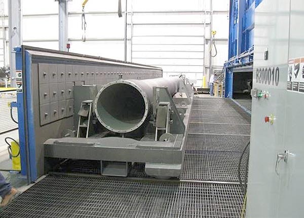 Used Wheelabrator Pipe Shot Blasting Machine For Sale