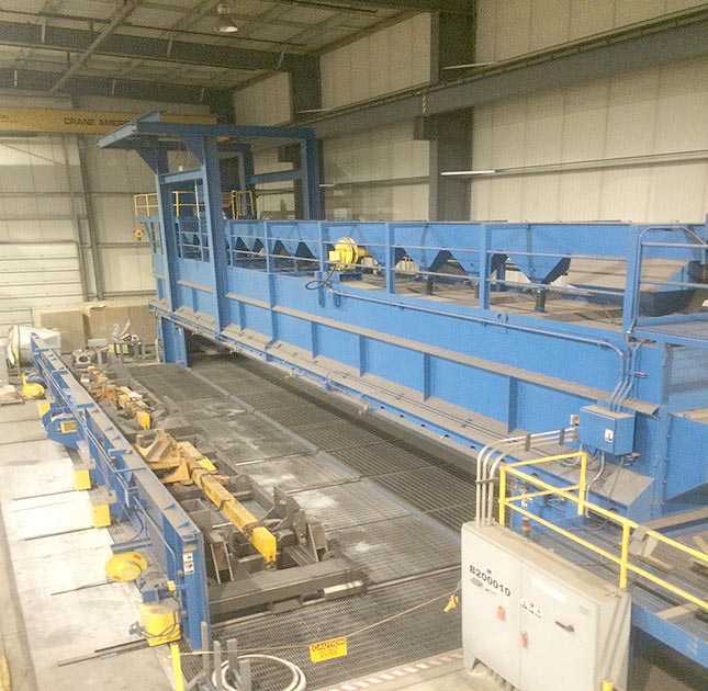 Used Wheelabrator Pipe Shot Blasting Machine For Sale